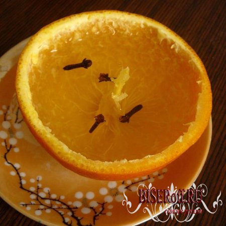 Свечка из апельсина